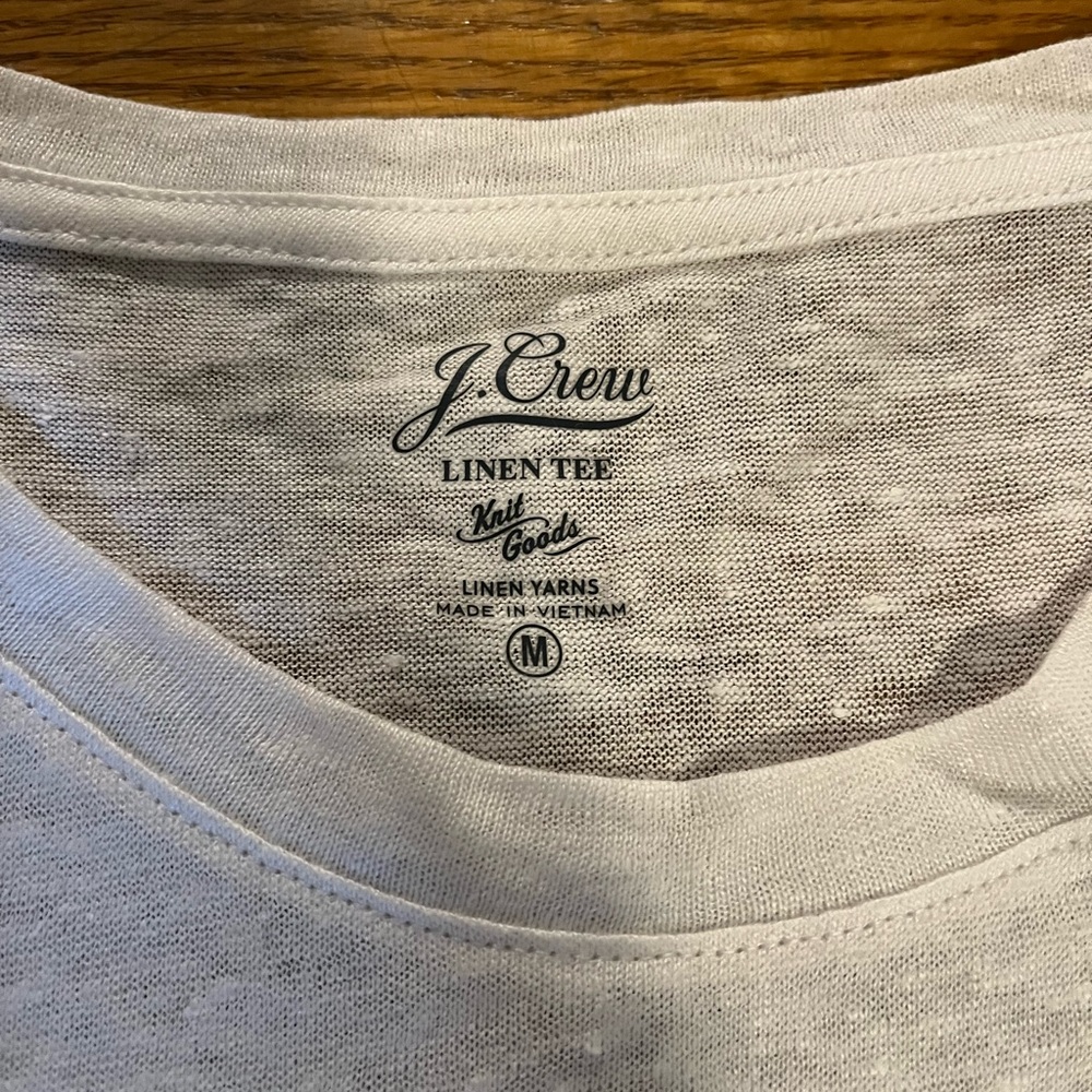 Linen white shirt
